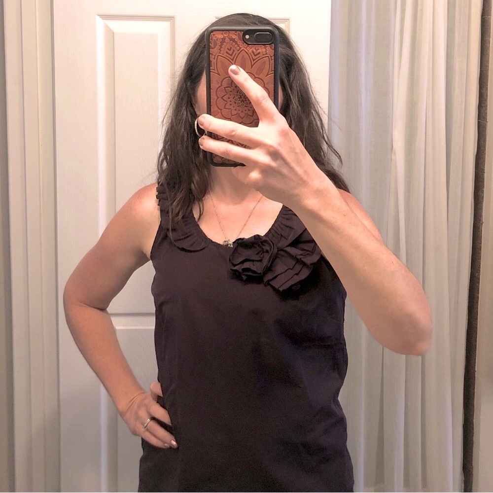 Lovely, FLATTERING, Plum J.Crew Blouse